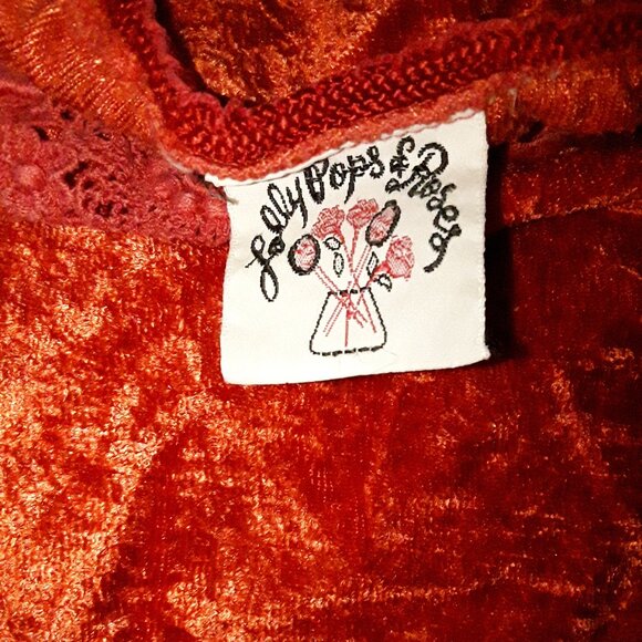 Vintage | Lolly Pops & Roses | Synthetic Velvet Tank Top - Picture 7 of 9